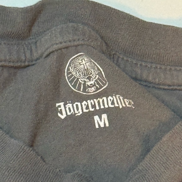 Jägermeister Charcoal Tee with White Logo - Picture 3 of 6